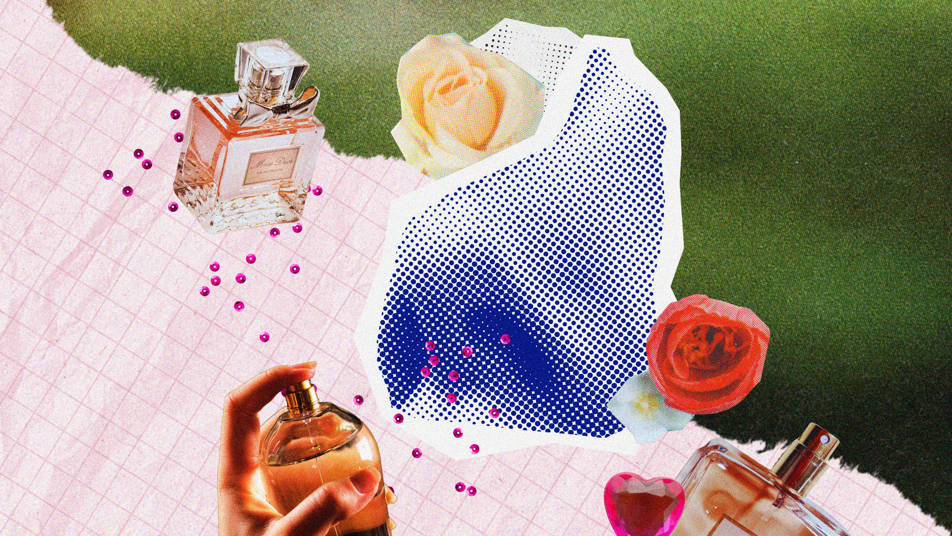 An image illustrates a nose smelling scents