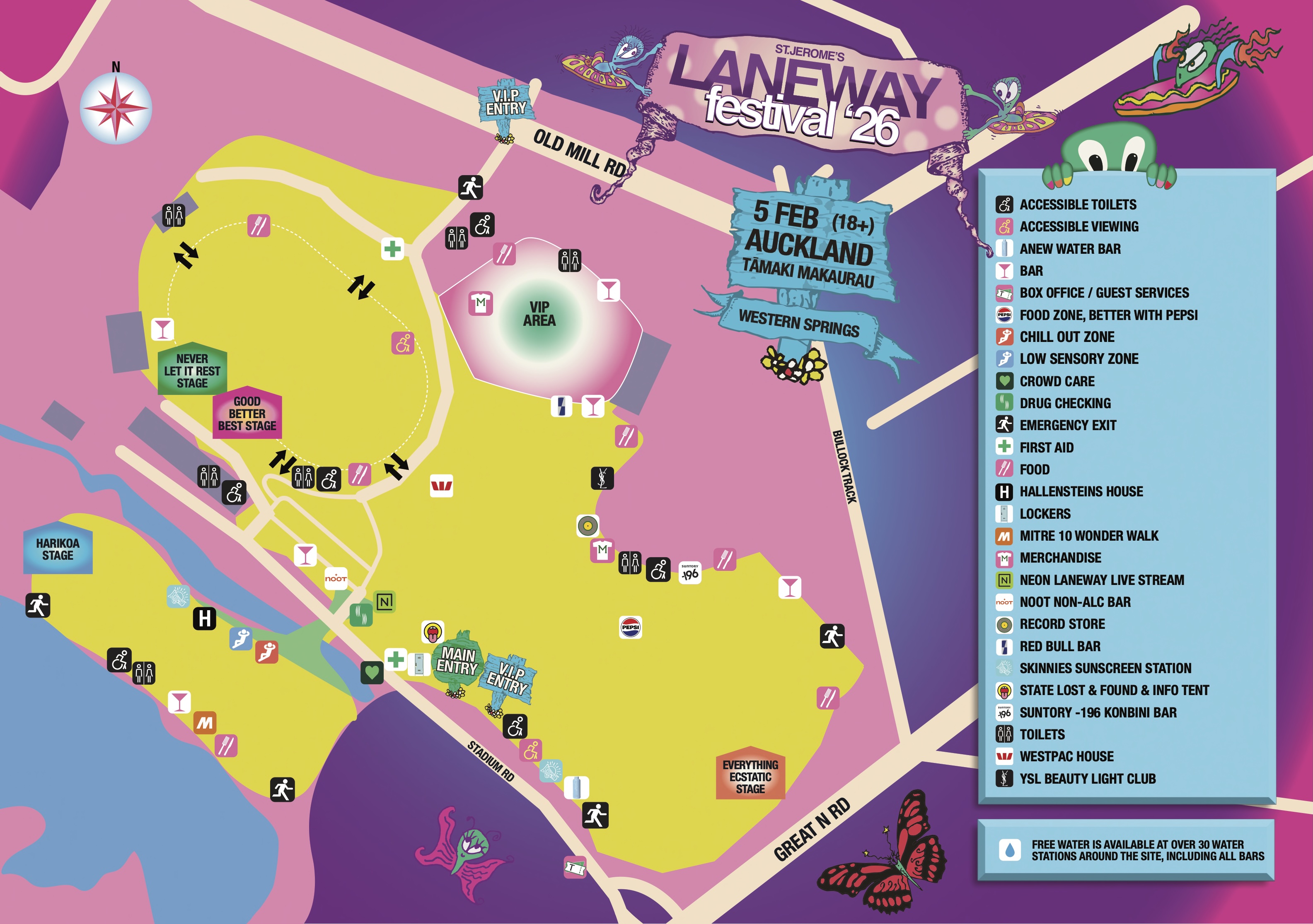 Laneway Site Map